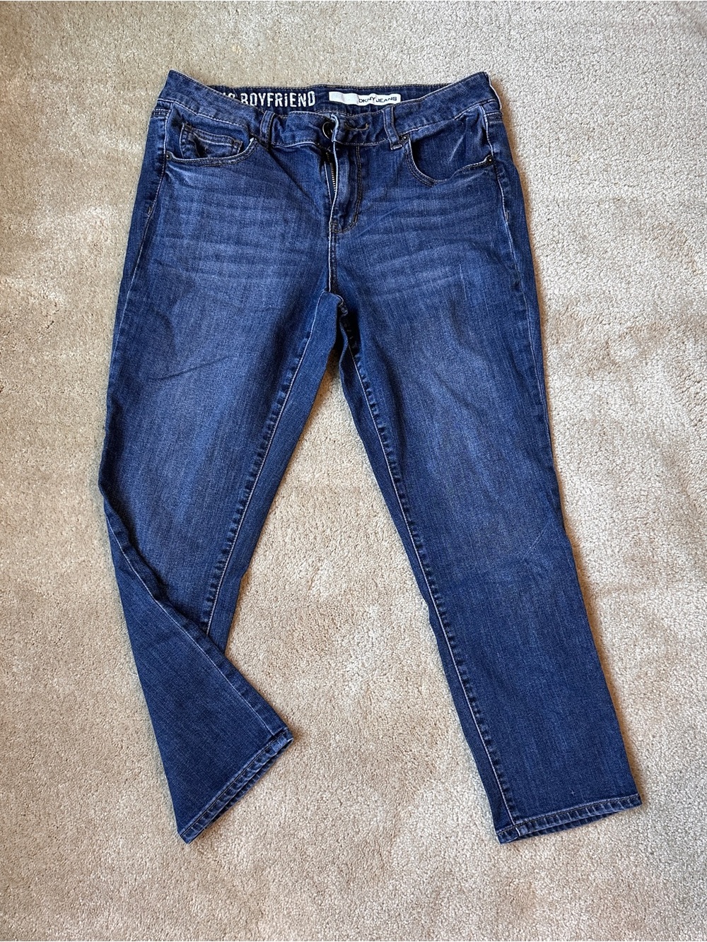 DKNY SoHo Boyfriend Fit Women’s Jeans - Dark Blue